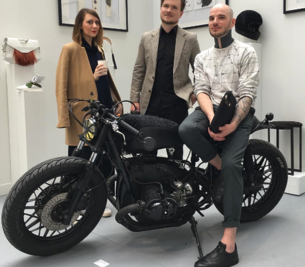 maxime leroy ; atelier m marceau ; plumasserie ; plumassier ; motorcycle